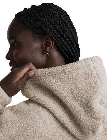 Beyond Yoga Boucle Fleece Hooded Pullover - Nude Tint Heatherimages5- The Sports Edit
