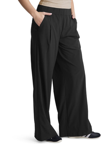 Beyond Yoga Easy Wide Leg Pant 31" - True Blackimages2- The Sports Edit