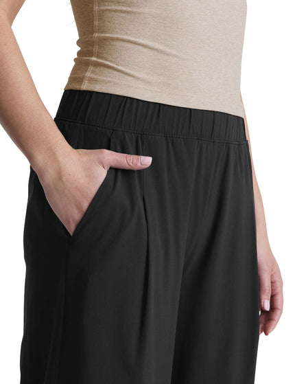 Beyond Yoga Easy Wide Leg Pant 31" - True Blackimages4- The Sports Edit