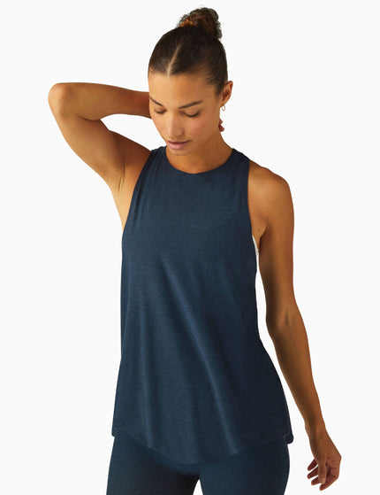 Beyond Yoga Featherweight Captivate Cutout Tank - Nocturnal Navyimage1- The Sports Edit