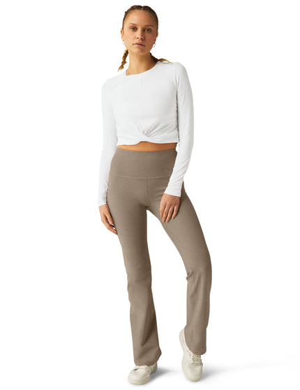 Beyond Yoga Featherweight Center Stage Cropped Pullover - Cloud Whiteimage4- The Sports Edit