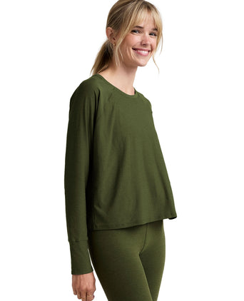 Featherweight Daydreamer Pullover - Army Green Heather