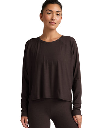 Featherweight Daydreamer Pullover - Dark Chocolate Heather
