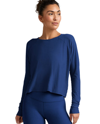 Featherweight Daydreamer Pullover - Marine Blue Heather