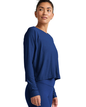 Featherweight Daydreamer Pullover - Marine Blue Heather