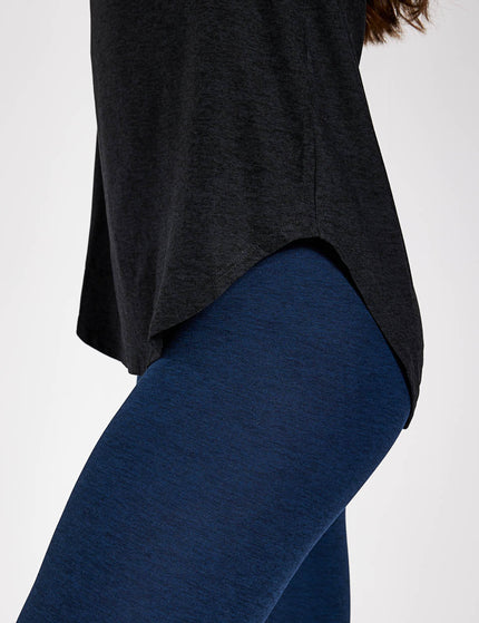 Beyond Yoga Featherweight On The Down Low Tee - Darkest Nightimage4- The Sports Edit