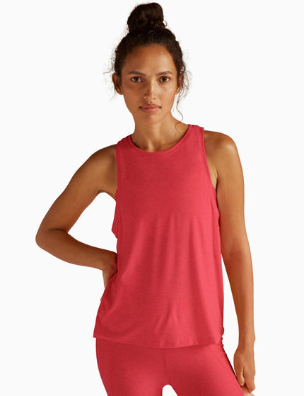 Beyond Yoga Featherweight Rebalance Tank - Coral Glow Heatherimage1- The Sports Edit