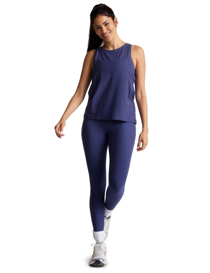 Beyond Yoga Featherweight Rebalance Tank - Eternal Blue Heatherimage4- The Sports Edit