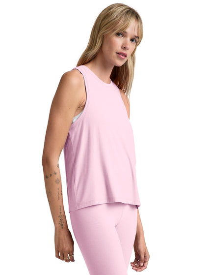Beyond Yoga Featherweight Rebalance Tank - Frosty Pink Heatherimages3- The Sports Edit