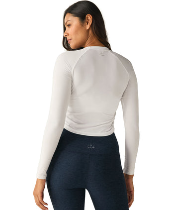 Featherweight Your Fit Long Sleeve Top - Cloud White