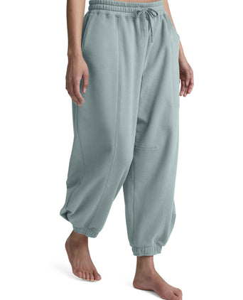 LuxeFleece Barrel Sweatpant - Fog Grey