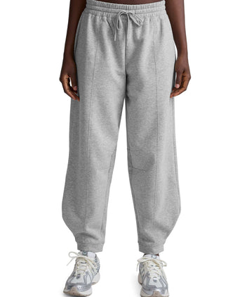 LuxeFleece Barrel Sweatpant - Light Heather Grey