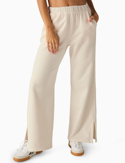 Beyond Yoga Open Ended Mid Rise Wide Leg Pant - Fresh Snowimage1- The Sports Edit