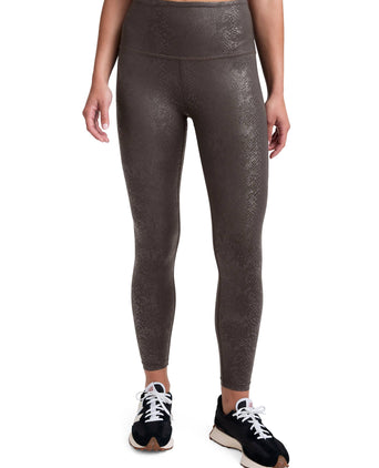 PowerShine High Waisted Midi Legging - Viper Espresso