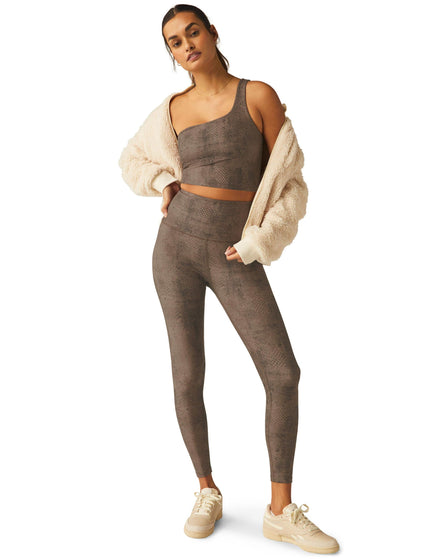 Beyond Yoga SoftMark High Waisted Midi Legging - Neutral Snakeskinimage4- The Sports Edit