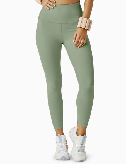 Beyond Yoga Spacedye Caught In The Midi High Waisted Legging - Minty Slate Heatherimage1- The Sports Edit