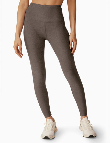 Beyond Yoga Spacedye Caught In The Midi High Waisted Legging - Soft Umber Heatherimage1- The Sports Edit