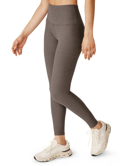 Beyond Yoga Spacedye Caught In The Midi High Waisted Legging - Soft Umber Heatherimage2- The Sports Edit