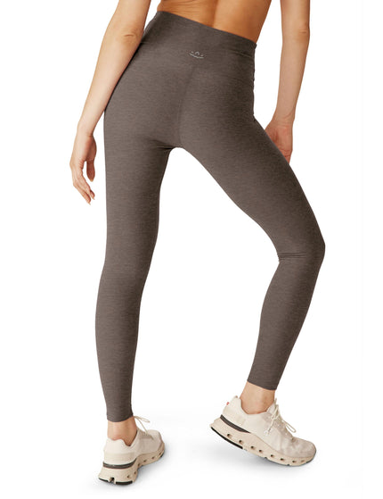 Beyond Yoga Spacedye Caught In The Midi High Waisted Legging - Soft Umber Heatherimage3- The Sports Edit