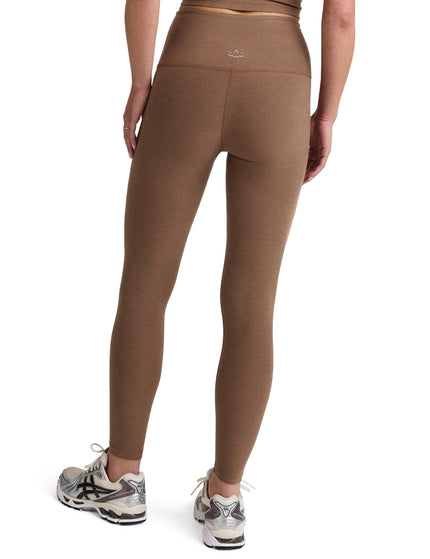 Beyond Yoga Spacedye Caught In The Midi High Waisted Leggings - True Chocolate Heatherimages3- The Sports Edit