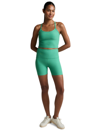 Beyond Yoga The Spacedye Shorts Set - Bright Emerald Heatherimages3- The Sports Edit