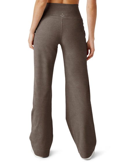 Beyond Yoga Spacedye Laid Back Wide Leg Pant - Soft Umber Heatherimage3- The Sports Edit