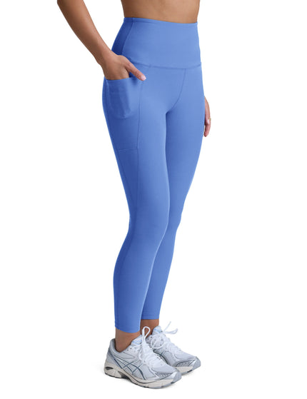 Beyond Yoga Spacedye Out Of Pocket High Waisted Midi Legging - Wild Flower Blue Heatherimages1- The Sports Edit