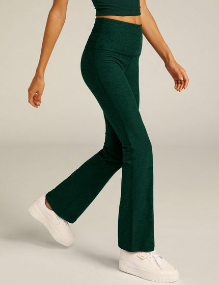 Beyond Yoga Spacedye Practice High Waisted Bootcut Pant - Dark Spruce Green Heatherimage3- The Sports Edit