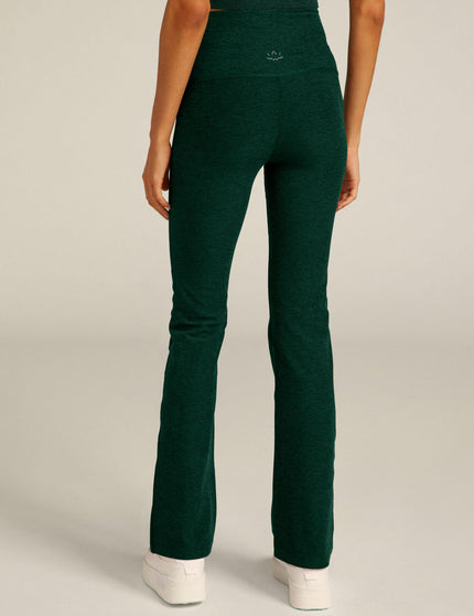 Beyond Yoga Spacedye Practice High Waisted Bootcut Pant - Dark Spruce Green Heatherimage2- The Sports Edit