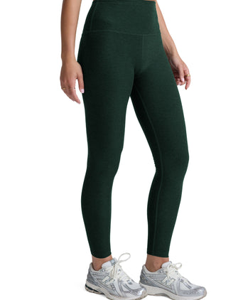 Spacedye Vitalize Full Length Legging - Dark Spruce Green Heather