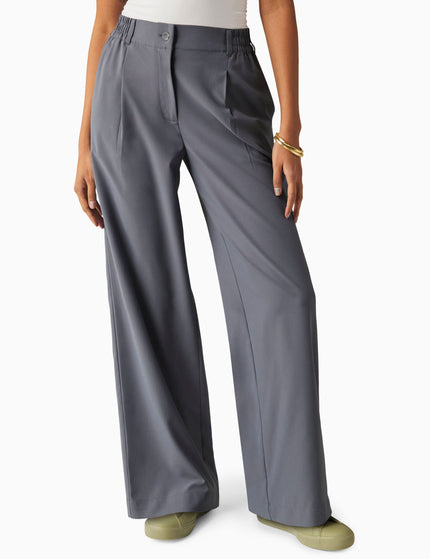 Beyond Yoga Status Wide Leg Trousers - Night Shadowimage1- The Sports Edit