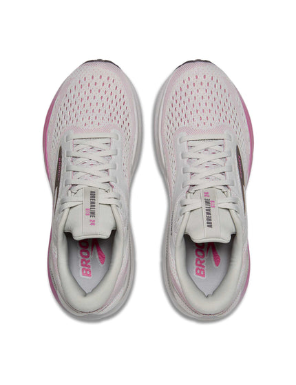 Brooks Adrenaline GTS 24 - Oyster/Excalibur/Pinkimage6- The Sports Edit