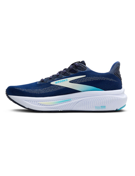 Brooks Ghost 17 - Navy/Green/Turquoiseimage3- The Sports Edit