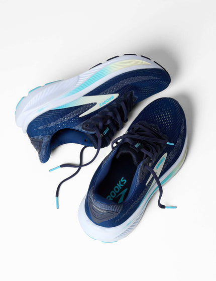 Brooks Ghost 17 - Navy/Green/Turquoiseimage7- The Sports Edit