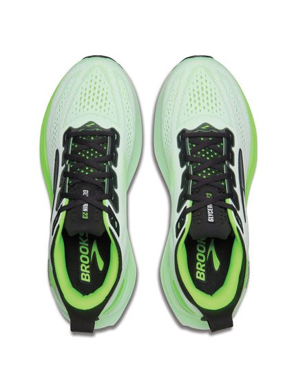 Brooks Glycerin 23 - White/Phantom/Green Geckoimages3- The Sports Edit