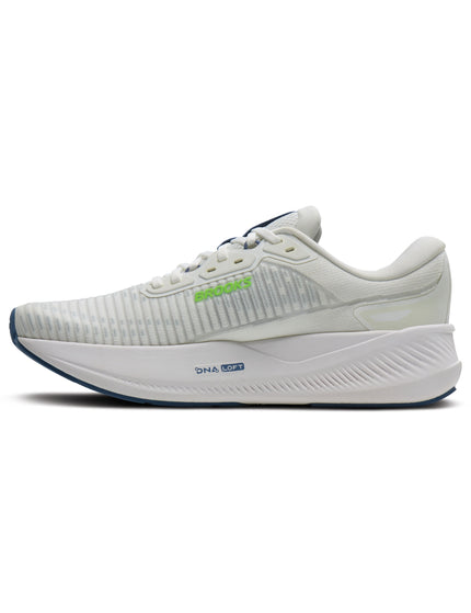 Brooks Revel Max - White/Moonlight/Green Geckoimages3- The Sports Edit
