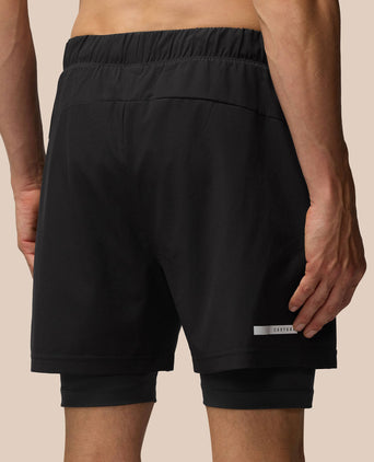 2-In-1 Short - Black/White