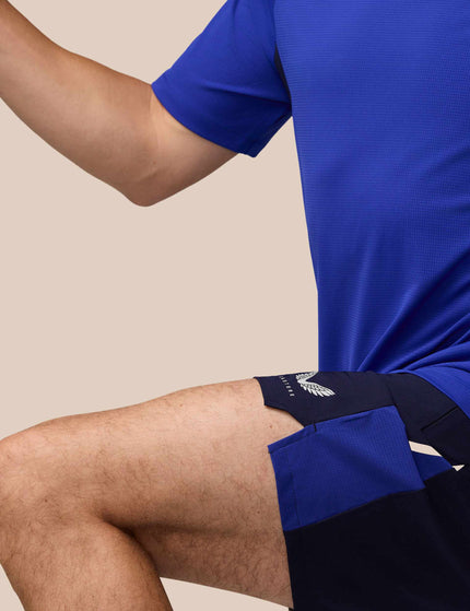 Castore 6" Short - Midnight Navy/Azure Blue /Silver Reflectiveimage3- The Sports Edit