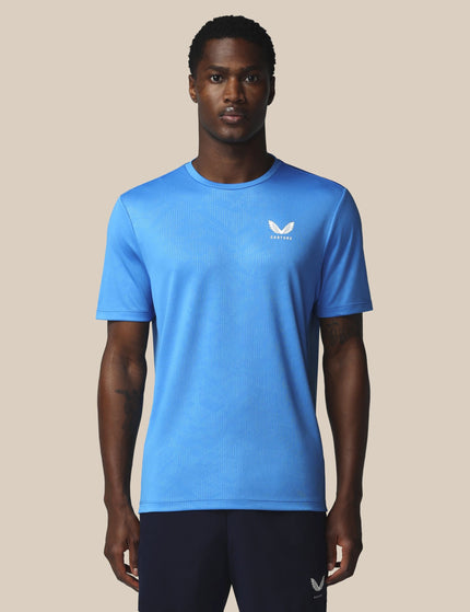 Castore Adapt All-Over Print Short Sleeve T-Shirt - Blueimages1- The Sports Edit