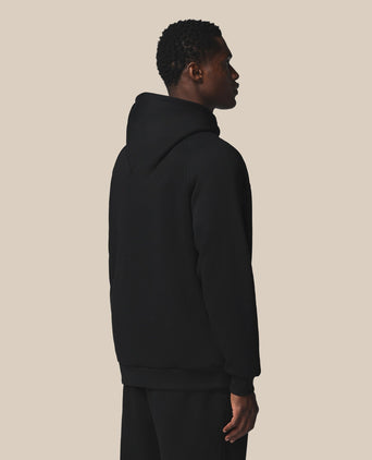 Adapt Long Sleeve Cotton Fleece Hoodie - Black