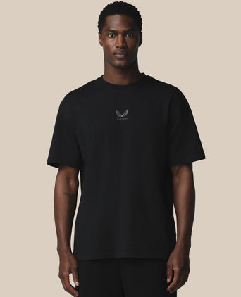 Adapt Cotton Short Sleeve Loose Fit T-Shirt - Black