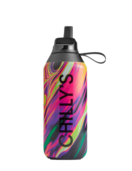 Chilly's Series 2 Flip Water Bottle 500ml - Cosmic Nebulaimage1- The Sports Edit