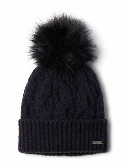 Columbia Boundless Days Cable Knit Pom Beanie - Blackimage1- The Sports Edit