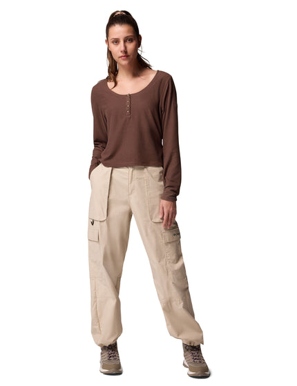 Columbia Brea Falls Cotton Ripstop Cargo Trousers - Ancient Fossilimage7- The Sports Edit