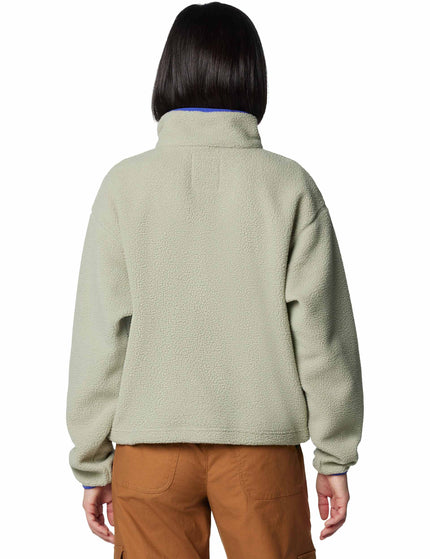 Columbia Helvetia II Cropped Sherpa Half Snap Fleece - Safariimage3- The Sports Edit