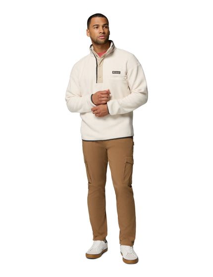 Columbia Helvetia II Half Snap Fleece - Chalk/Ancient Fossil/Sharkimages4- The Sports Edit