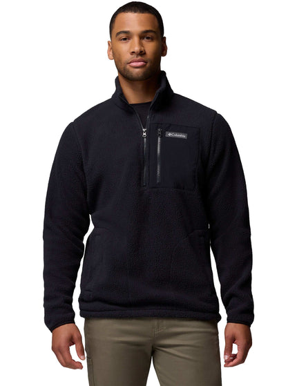 Columbia Jasper Ridge™ Pebbled Half Zip Fleece - Blackimage1- The Sports Edit
