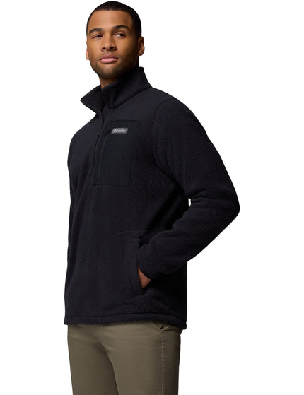 Columbia Jasper Ridge™ Pebbled Half Zip Fleece - Blackimage4- The Sports Edit