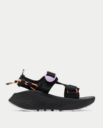Konos Elevate Strap Sandal - Black/Hydrangea