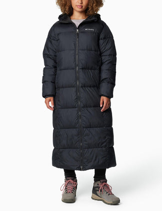 Pike Lake III Long Puffer Jacket - Black